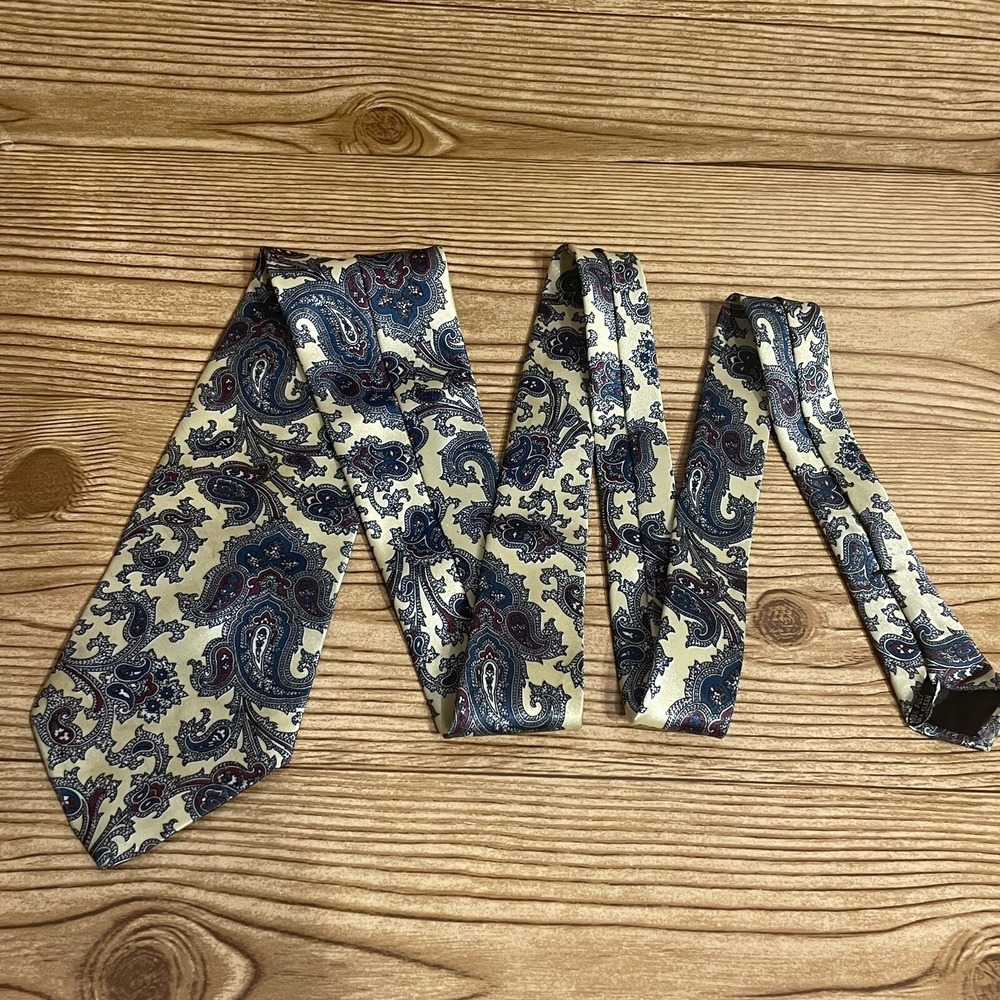 THE AMERICAN EDITION Necktie Mens Neck Tie Paisley Made‎ in USA